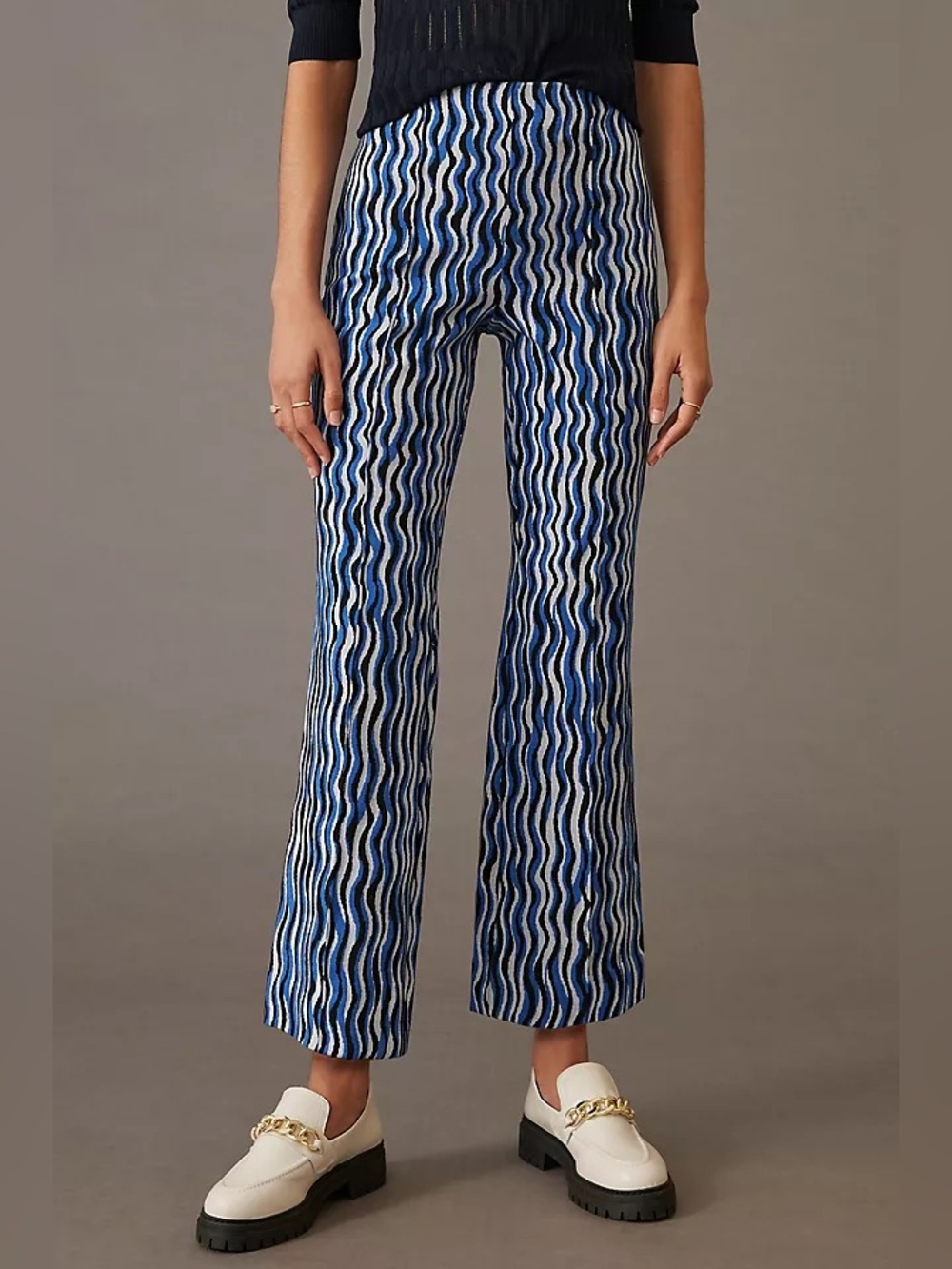 Maeve Anthropologie The Margot Cropped Kick Flare Pants